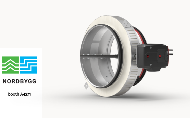  Pre-launch of new CRS60 fire damper for Scandinavian market at Nordbygg 2022